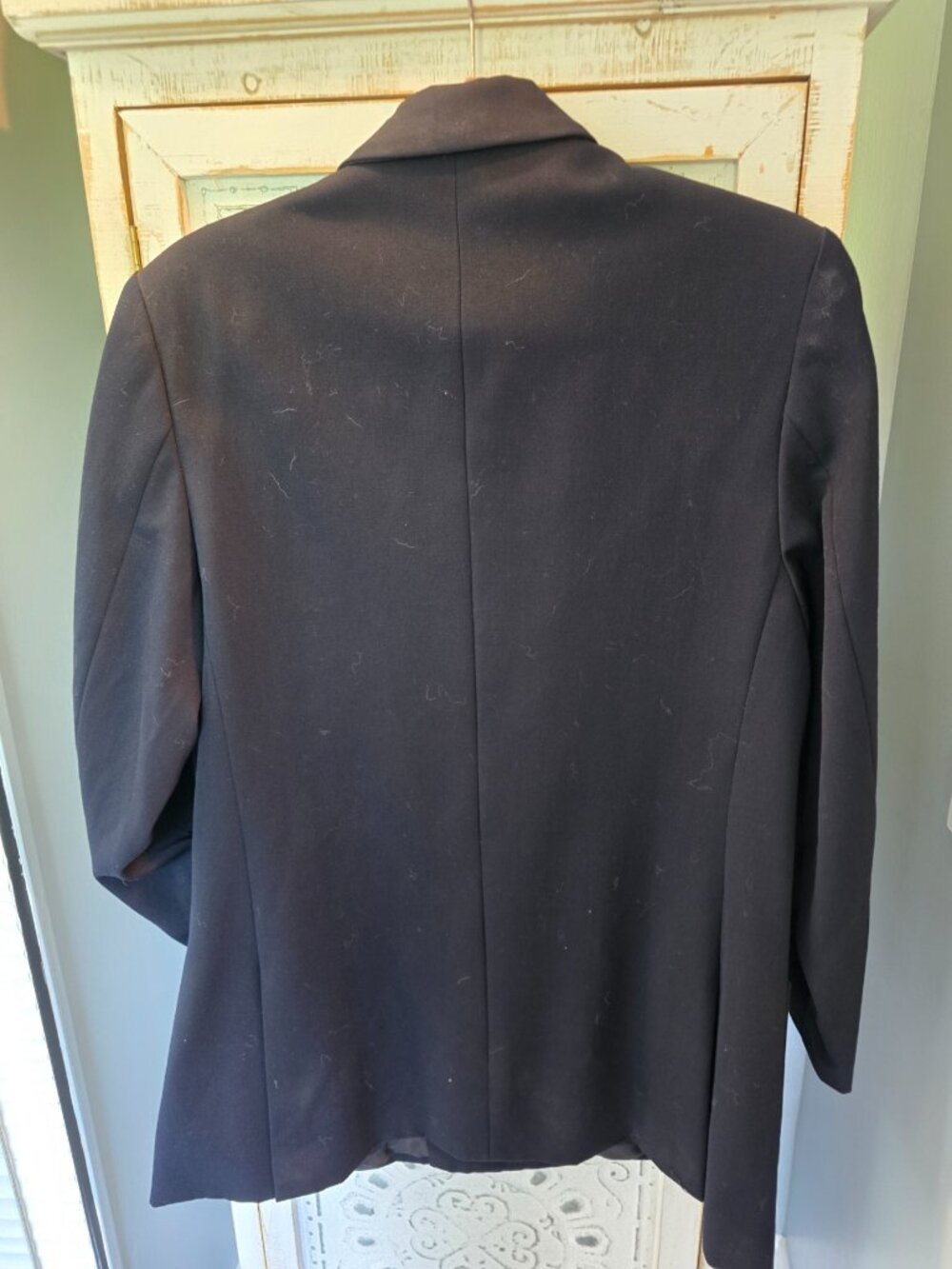 Vintage Women's J Peterman Double Breasted Blazer - Navy - Size 14 - Picture 6 of 6